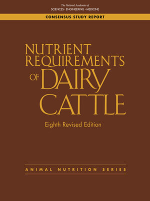 cover image of Nutrient Requirements of Dairy Cattle